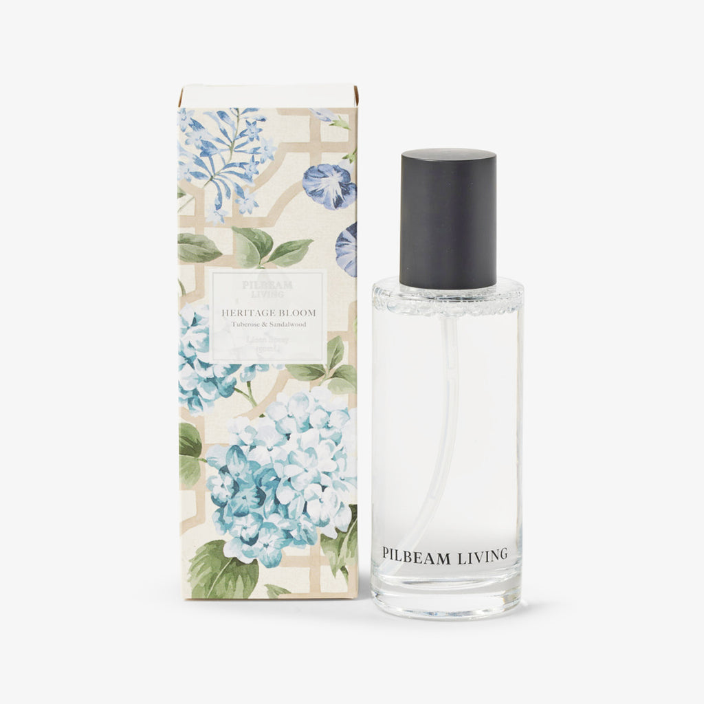 Heritage Bloom Linen Spray (Tuberose & Sandalwood) Front View