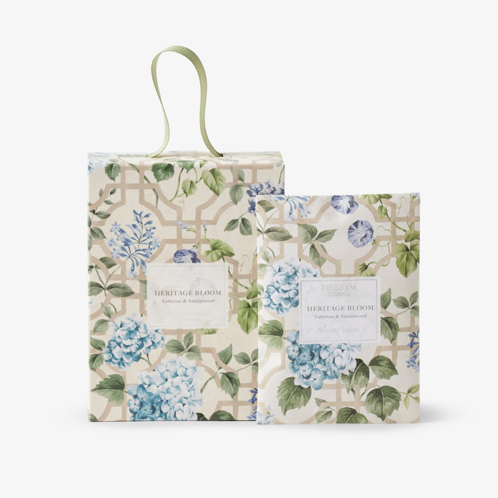 Heritage Bloom Scented Hanging Sachets (Tuberose & Sandalwood) Front View