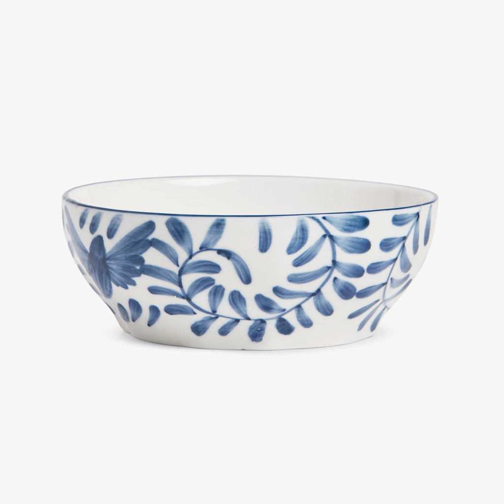 Indigo Sky Blue & White Bird Dinnerware Bowl