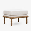 Indira Bamboo Ottoman (Oak) Side View