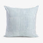 Laya Blue Stripe Cushion Cover Back View