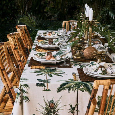 Le Palm Tablecloths Styled