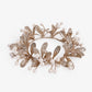 Leaf & Pearl Candle Ring 11cm