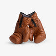 Leather Boxing Gloves Front View