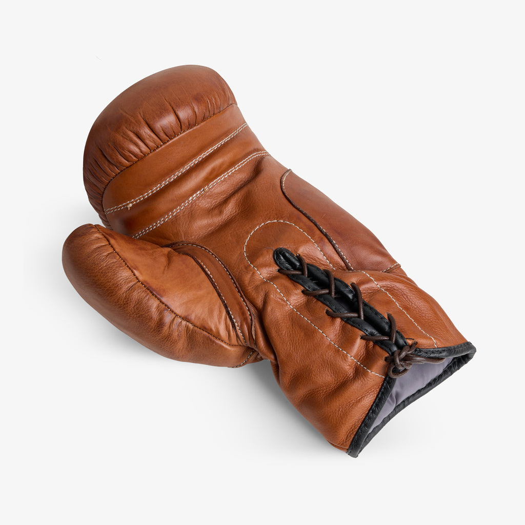 Leather Boxing Gloves Side View
