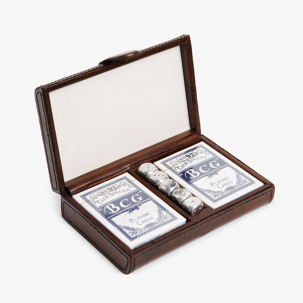 Leather Card Set Side View