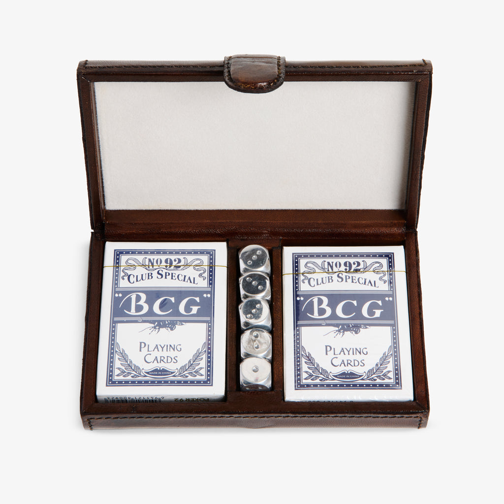 Leather Card Set Top View