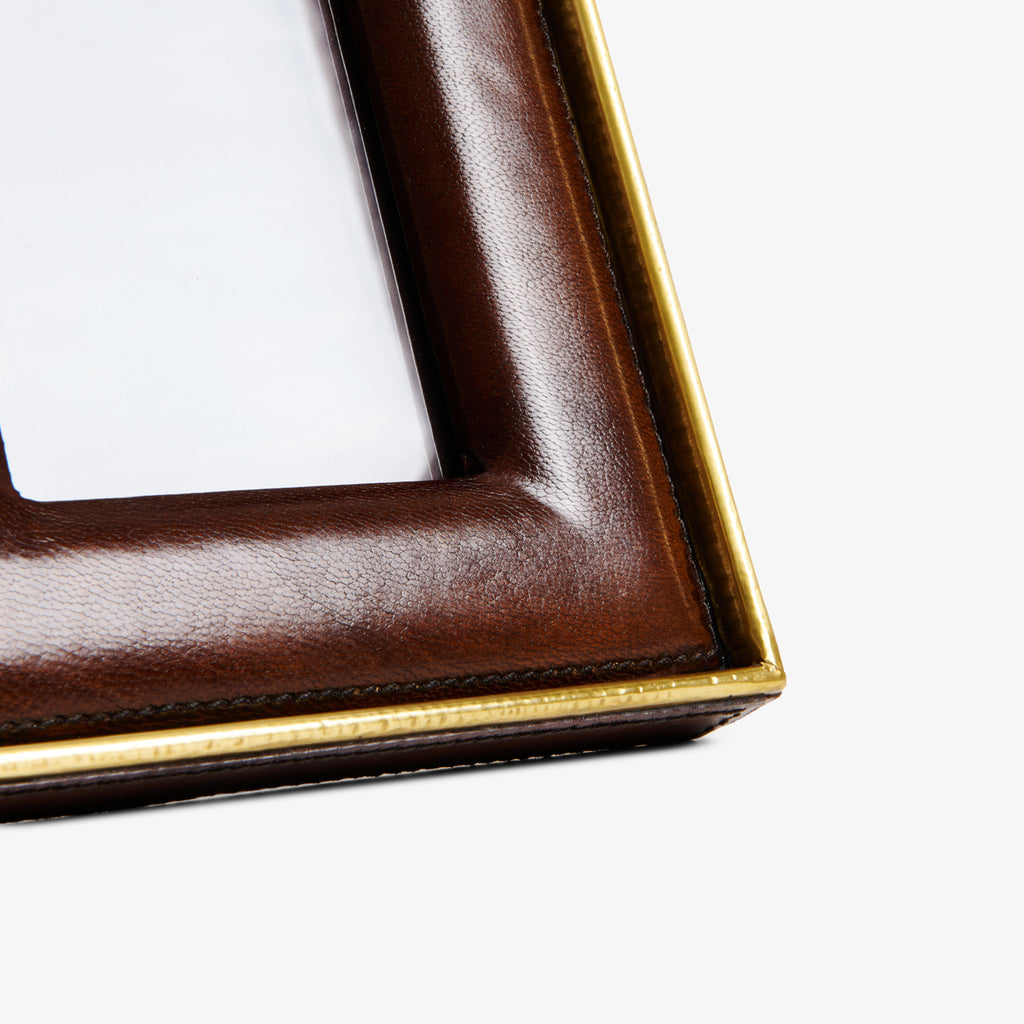 Leather Photo Frames Close Up