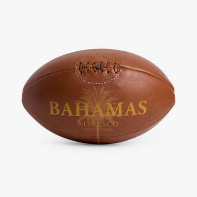 Leather Rugby Ball Front View