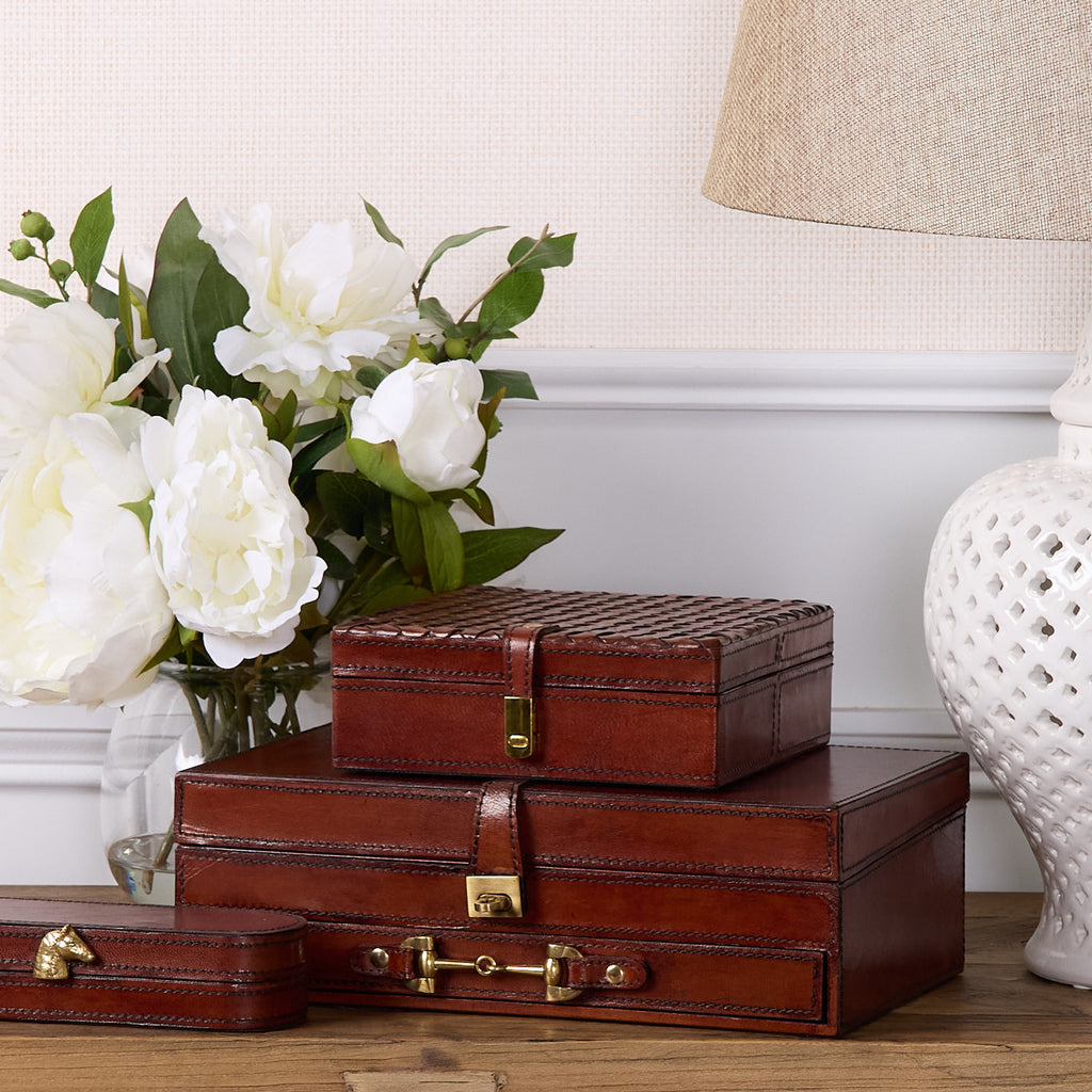 Leather Jewellery Box 31.5cm Stack