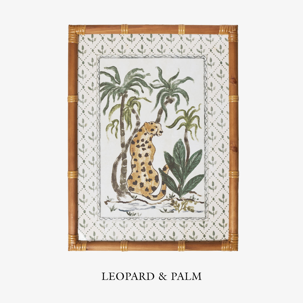 Leopard & Palm Print Title