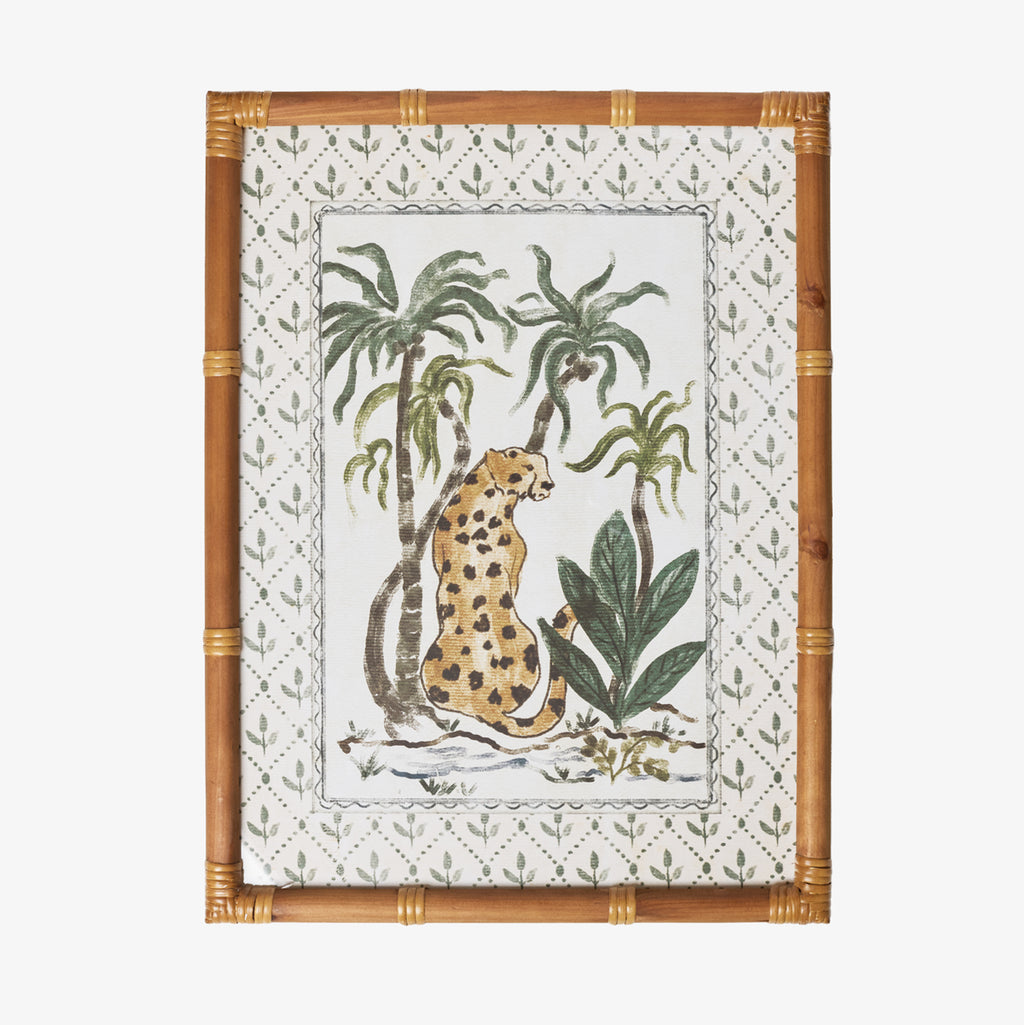 Leopard & Palm Print Front View