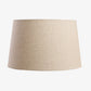 Linen Lamp Shade (Natural, 40cm) Front View