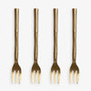 Bamboo Fork Set of 4 (Matt Gold) Front