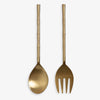 Bamboo Salad Servers Set of 2 (Matt Gold) Front