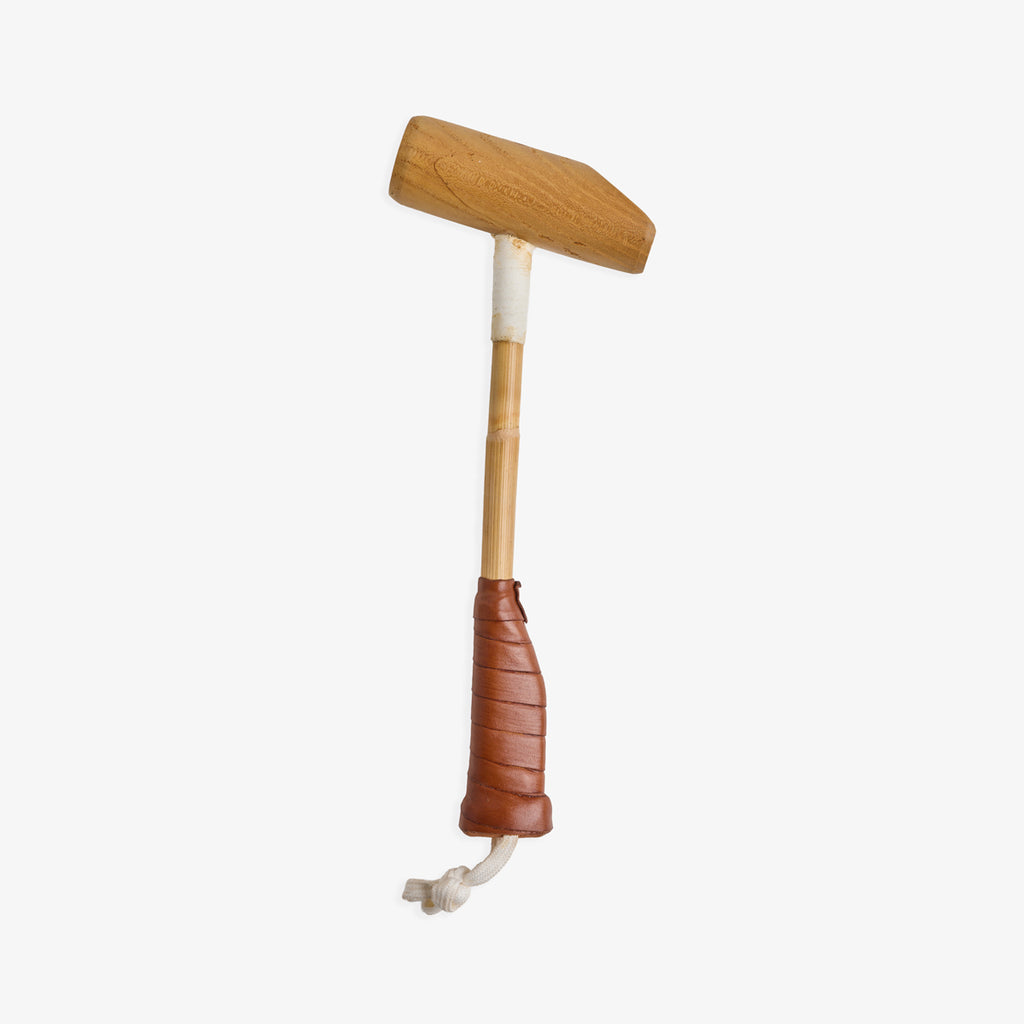 Mini Polo Sticks With Leather Handles Front View