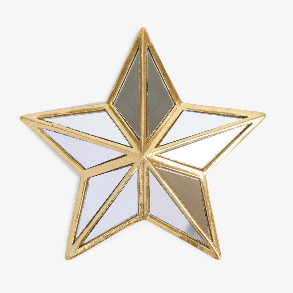 Mirrored Gold Star Box Top View