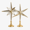 Mirrored Gold Stars On Stand Front View Group Shot