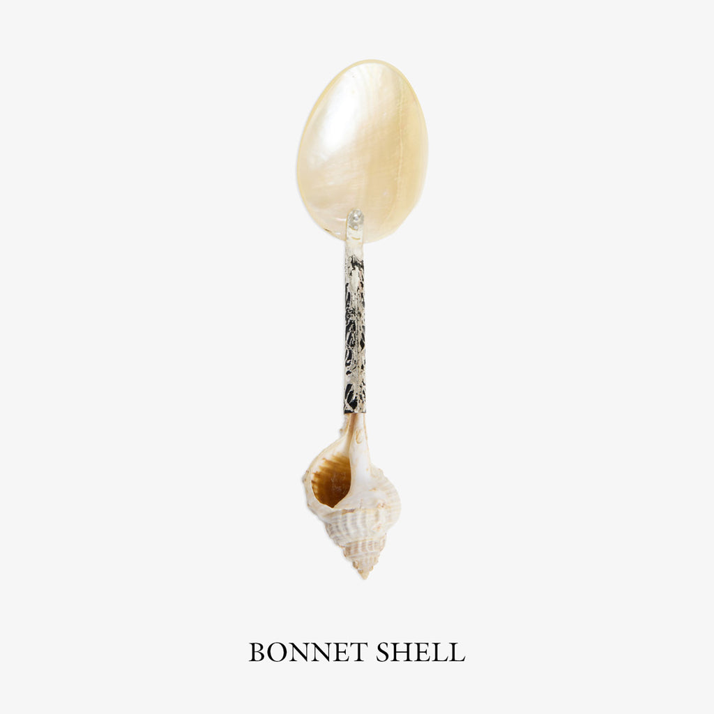 Mother Of Pearl Shell Spoons Bonnet Shell
