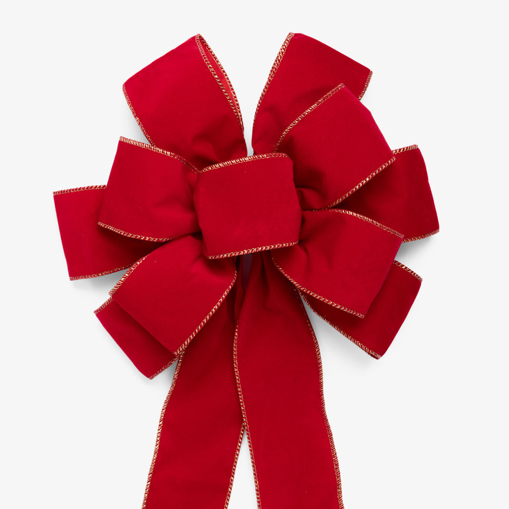 Multi Loop Red Wired Bow Hero