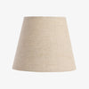 Linen Lamp Shade (Natural, 17cm) Front View