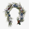 Newport Blue Berry Garland with Lights 180cm