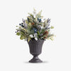 Newport Blue Berry Potted Arrangement with Lights 80cm