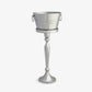 East Hampton Social Club Metal Ice Bucket On Stand Front View