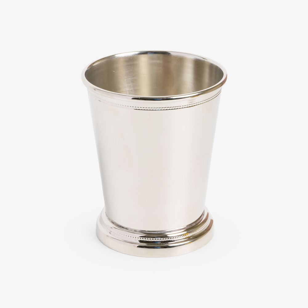 Nickel Plated Vase Front View