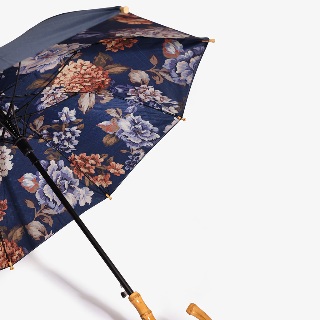 Night Garden Print Umbrella Internal print