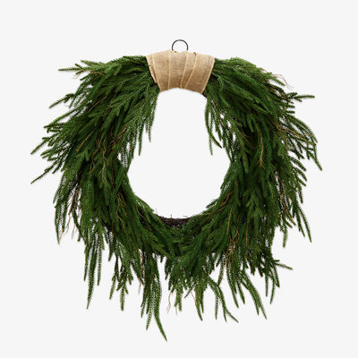 Norfolk Pine Wreaths Front View