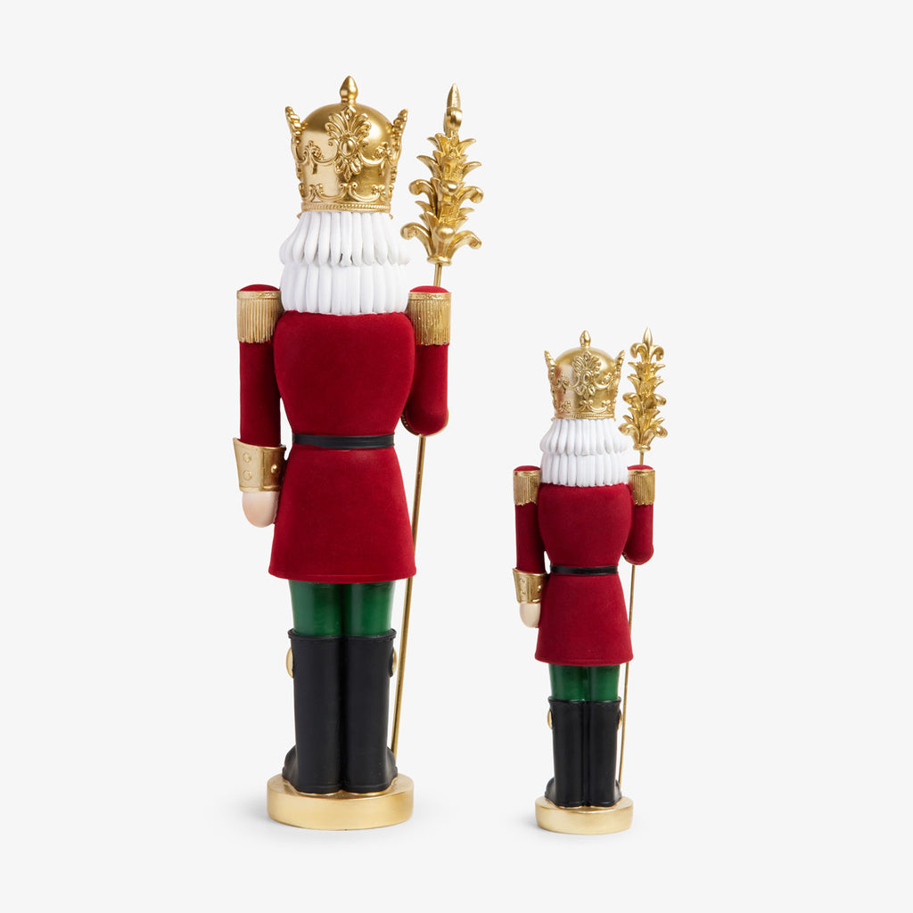 Nutcracker With Staff Ornaments Back Group Shot