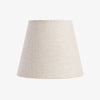 Linen Lamp Shade (Oatmeal, 17cm) Front View
