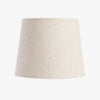 Linen Lamp Shade (Oatmeal, 20cm) Front View