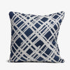 Outdoor Sunbrella Geometric Cushion (Indigo)