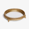 Oval Mirror Tray (Gold)
