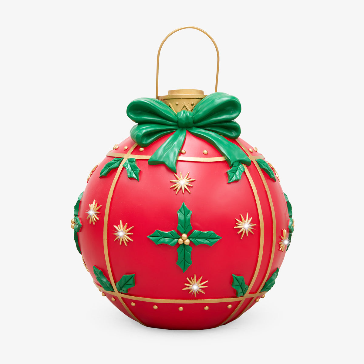 Oversized Bauble Ornament With Lights
