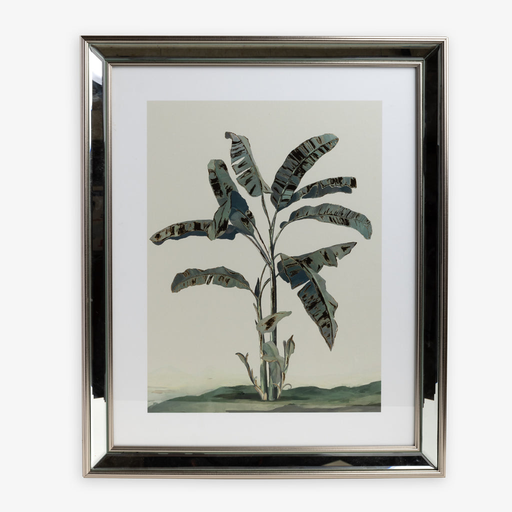 Palm Print Artwork With Mirror Frame A
