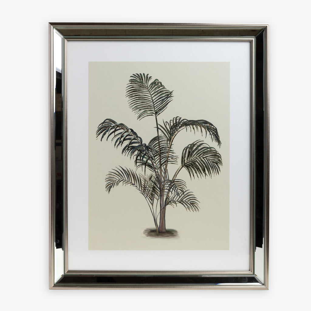 Palm Print Artwork With Mirror Frame C