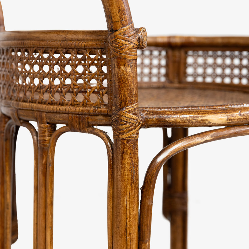 Panama Rattan Bar Cart (Brown)