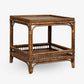 Panama Rattan Square Side Table (Brown)