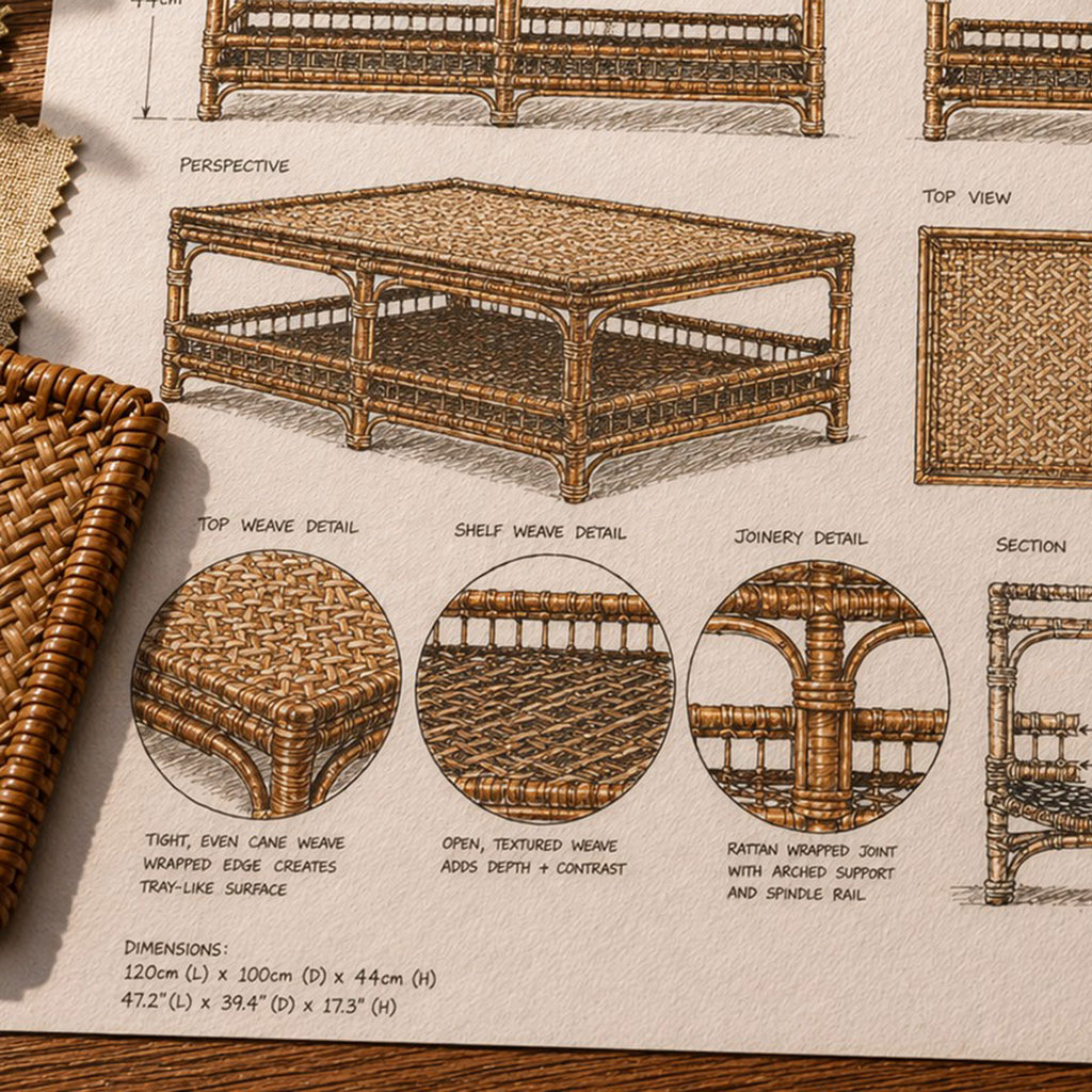 Panama Coffee Table Drawing