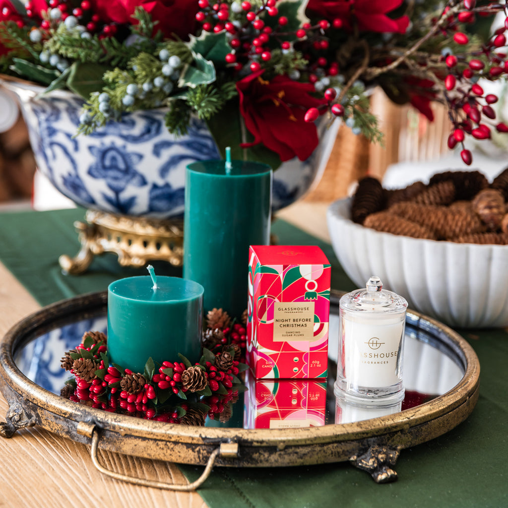 Pillar Candles (Pine Needle & Sage) Grouped