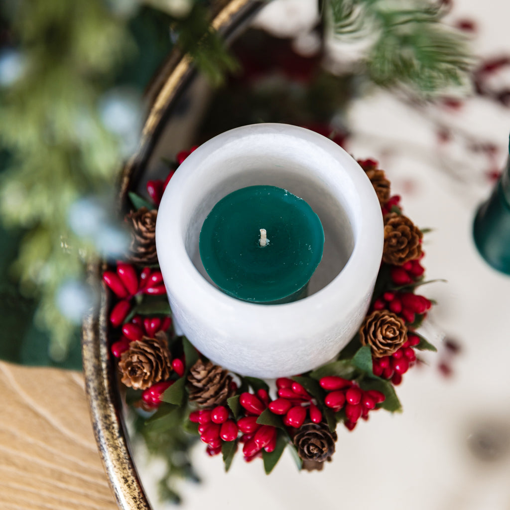 Pillar Candles (Pine Needle & Sage) Grouped