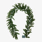 Pinecone & Pineapple Garland with Lights 180cm Front View
