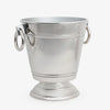 Wine Bucket With Handles (Silver) Side View