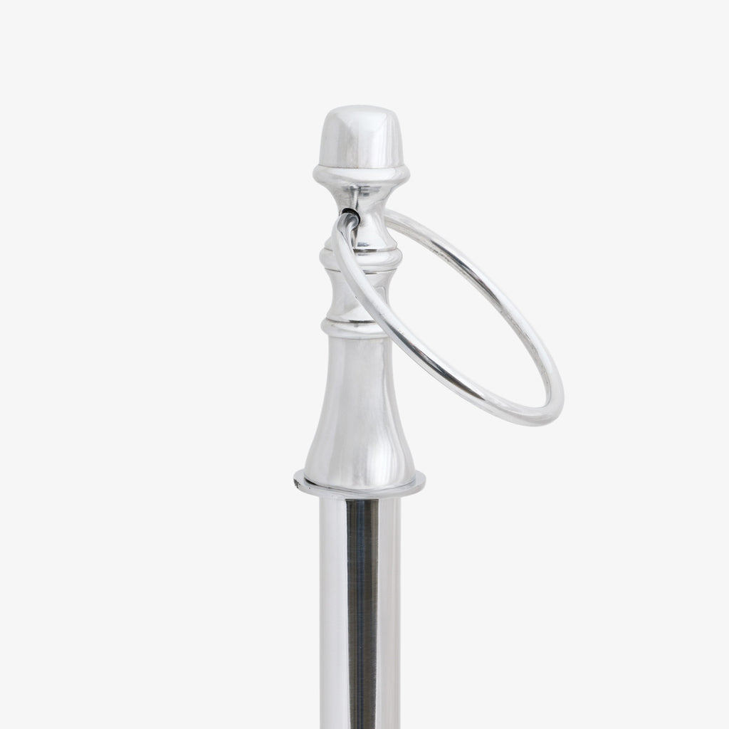 Paper Towel Holder (Silver) Close Up