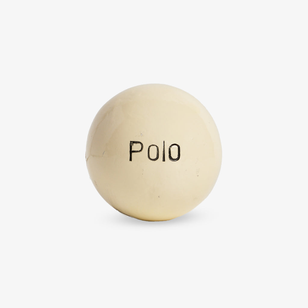Polo Ball (Cream) Front View