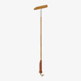 Polo Sticks With Leather Handles Front View