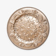 Pressed Metal Gold Charger 33cm Top Down